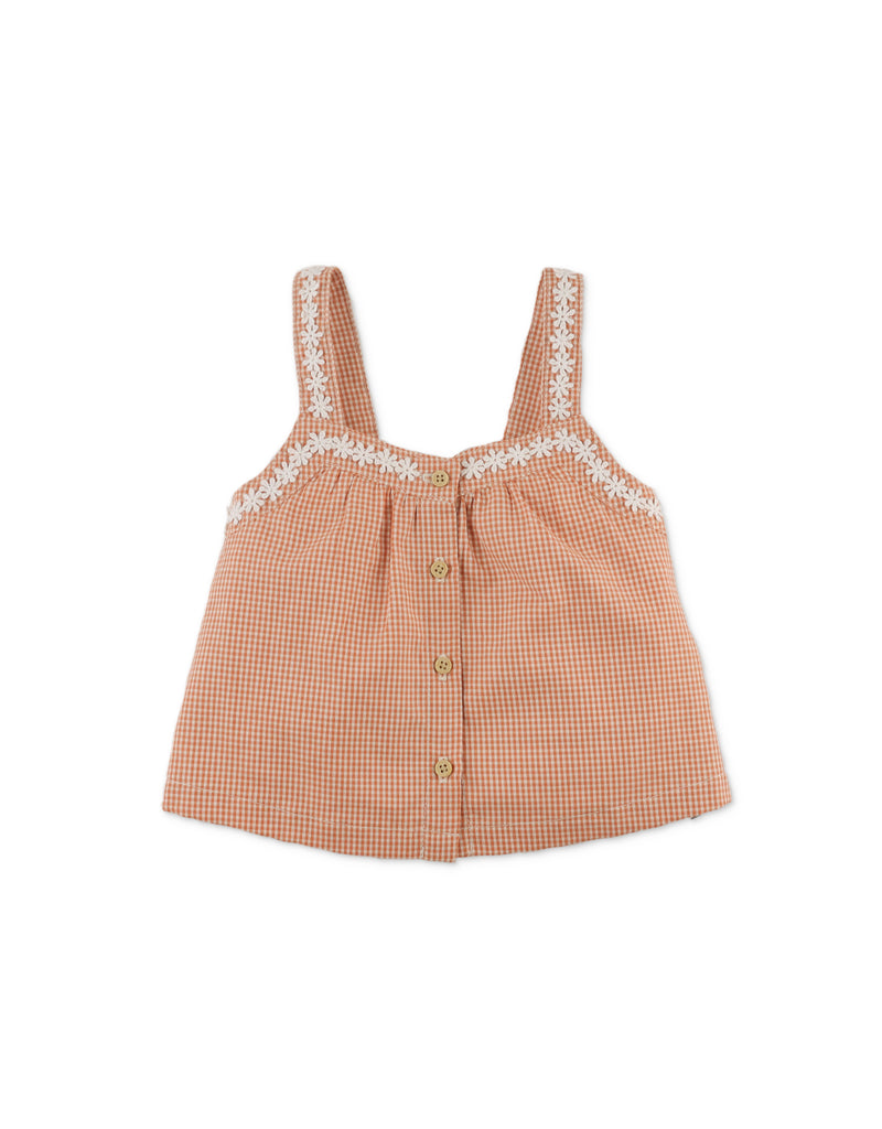 GINGERSNAPS SS25 Baby Nery Shorts Set With Daisy Lace trim