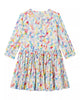 STELLA MCCARTNEY KIDS Rainbow Star-print Pleated Dress