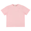 CAROLINE BOSMANS Pink T-shirt Top with Removable Contrast Rose