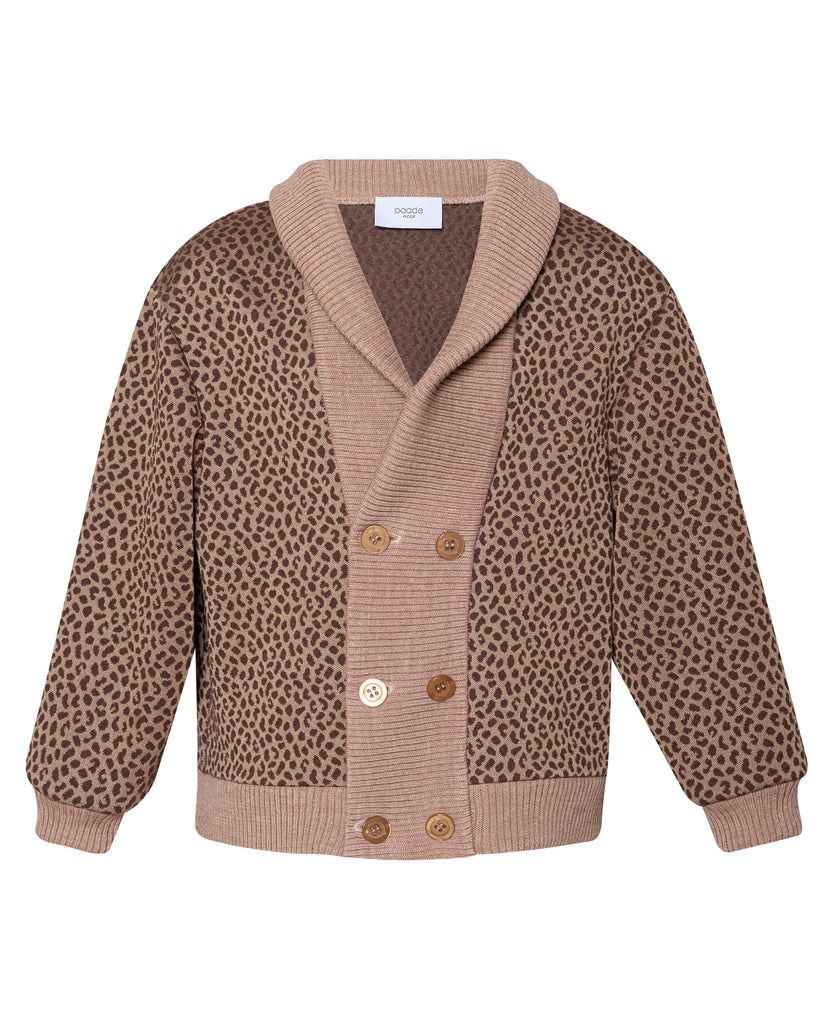 PAADE MODE "ALPENGLOW" Shawl Collar Cardigan in Adventure Brown