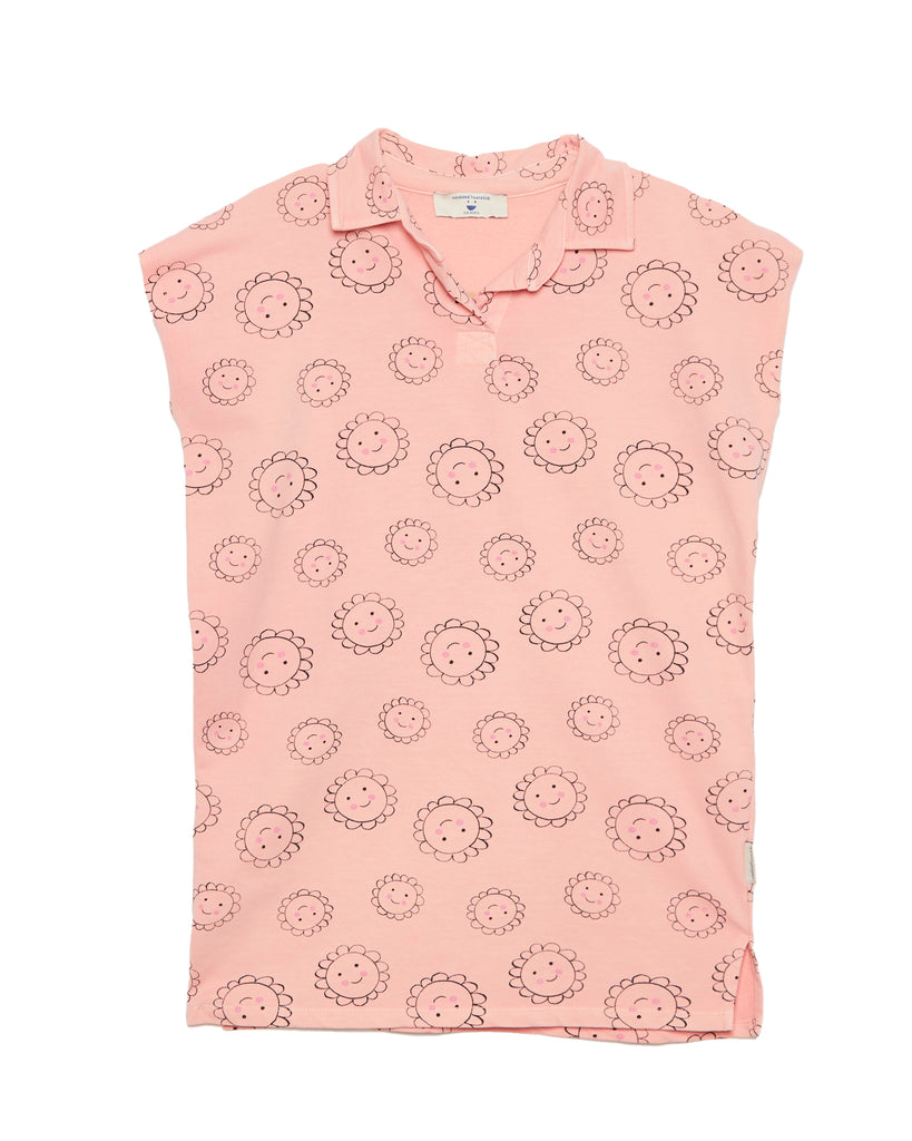 WEEKEND HOUSE KIDS "Things I Like" FLOWERS ALL OVER POLO DRESS