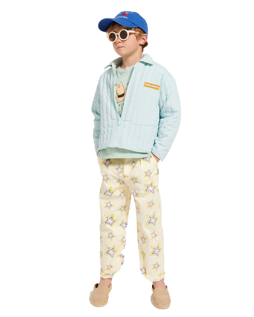 WEEKEND HOUSE KIDS "Things I Like" STARS ALL OVER REVERSIBLE LIGHT PADDED JACKET