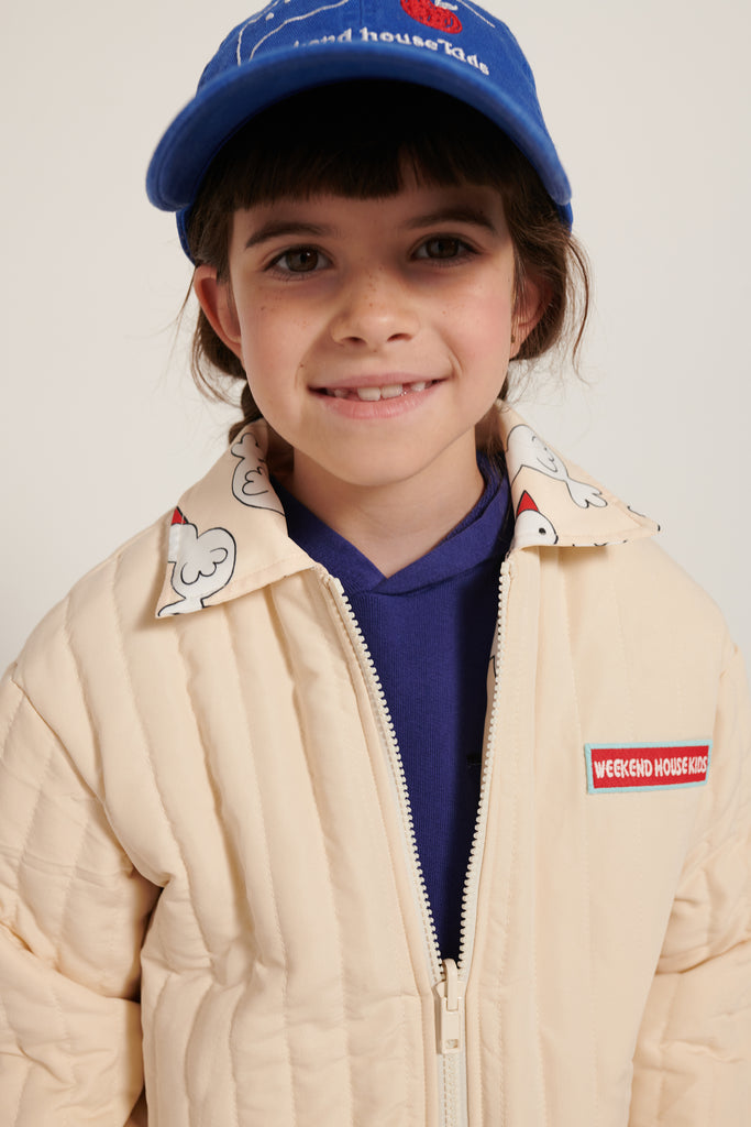 WEEKEND HOUSE KIDS "Things I Like" PIO PIO ALL OVER REVERSIBLE LIGHT PADDED JACKET