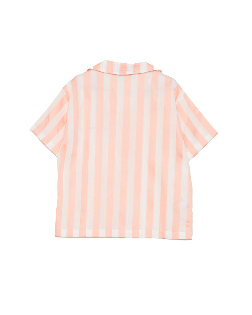 WEEKEND HOUSE KIDS "Things I Like" STRIPPED ICE-CREAM BUTTONED SHIRT