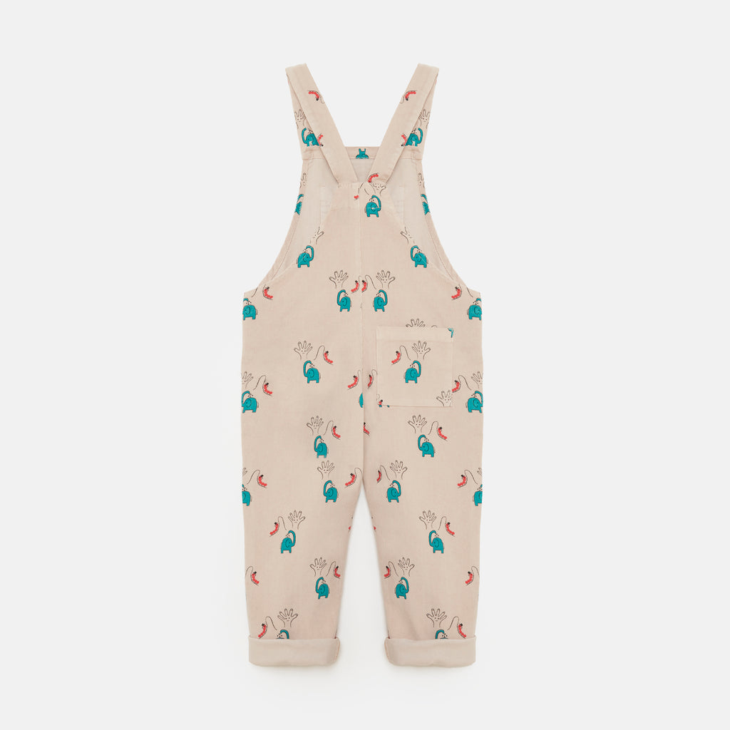 WEEKEND HOUSE KIDS "Small Is Beautiful" Elephant Overalls Jumpsuit