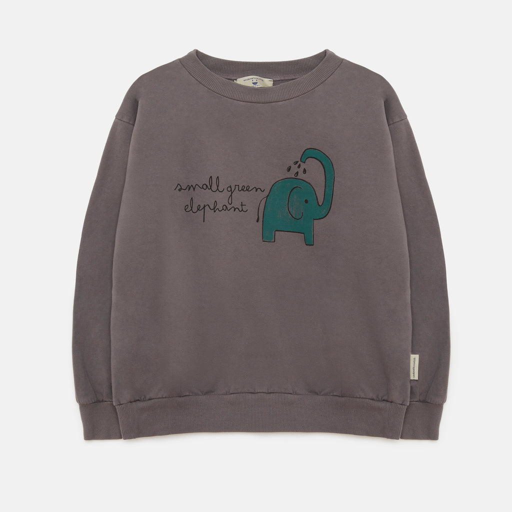 WEEKEND HOUSE KIDS "Small Is Beautiful" Elephant Sweatshirt Top