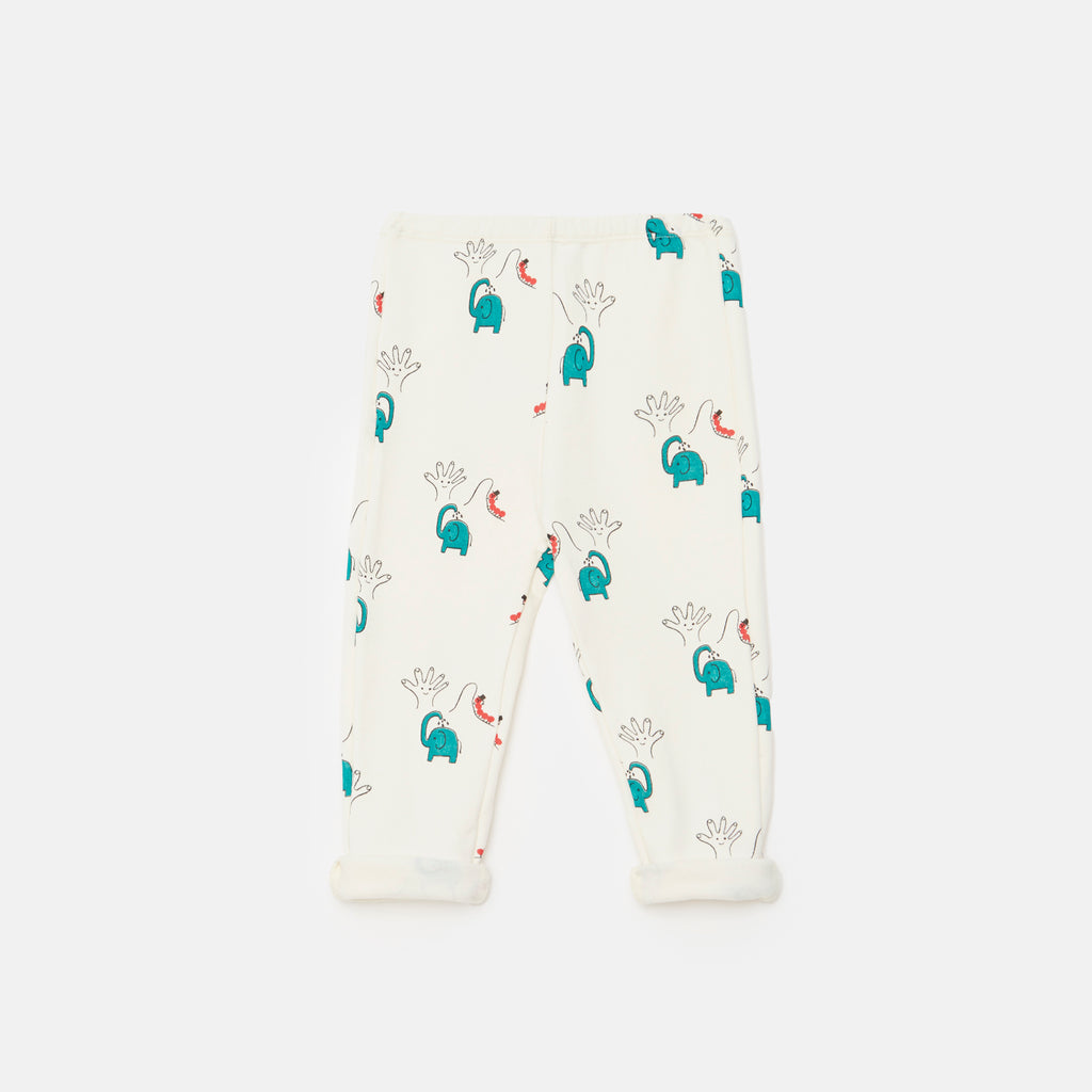 WEEKEND HOUSE KIDS "Small Is Beautiful" Baby Elephants All Over Baby Leggings