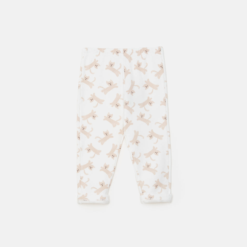 WEEKEND HOUSE KIDS "Small Is Beautiful" Baby Cats All Over Baby Leggings