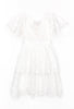 NICOLE MILLER GIRLS SS24 Cream Guipure Lace Dress