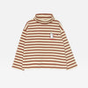 WEEKEND HOUSE KIDS FW23 Dog Stripe Sweatshirt Turtleneck Top