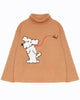 WEEKEND HOUSE KIDS FW23 Dog Turtleneck Top