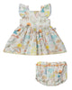 STELLA MCCARTNEY KIDS Baby Summer Doodles Print Dress and Bloomers Set