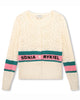 SONIA RYKIEL ENFANT FW23 Mini Me Sonia Rykiel Stripe Star Cardigan