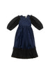 THE MIDDLE DAUGHTER AW24  AT LONG LAST Velvet DRESS in NAVY BLUE