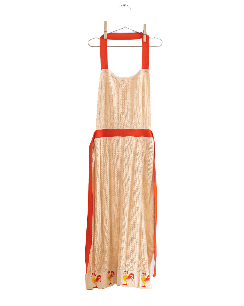 FISH & KIDS AW23 Chicken Knit Cotton Apron