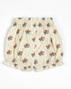 C'ERA UNA VOLTA Baby Bloomer in Cream Check Flower