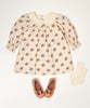 C'ERA UNA VOLTA Baby Frankie Dress Cream in Check Flower