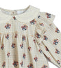 C'ERA UNA VOLTA Baby Franca Shirt Cream in Check Flower