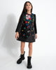 ELIE SAAB FLORAL-EMBROIDERY SEQUIN DRESS MULTICOLOR