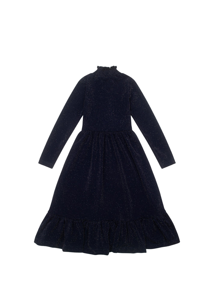 THE MIDDLE DAUGHTER AW24  EVERYTHING BUT THE GIRL  DRESS in THE NAVY BLUE SPARKLE