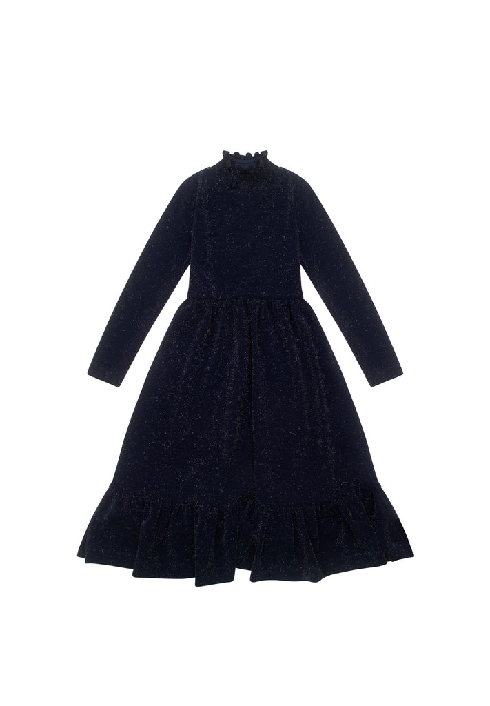 THE MIDDLE DAUGHTER AW24  EVERYTHING BUT THE GIRL  DRESS in THE NAVY BLUE SPARKLE