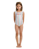 NICOLE MILLER GIRLS SS24 Striped One Piece Swimsuit