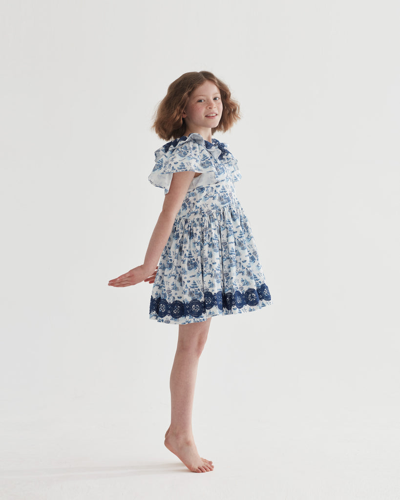 THE MIDDLE DAUGHTER SS24 FORGET ME NOT Dress in WILLOW