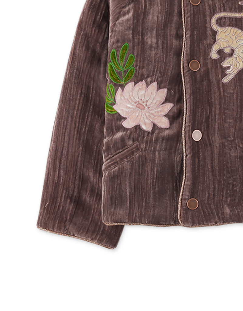 GINGERSNAPS FW24 FULLY REVERSIBLE EMBROIDERED JACKET