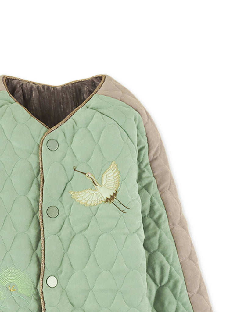 GINGERSNAPS FW24 FULLY REVERSIBLE EMBROIDERED JACKET