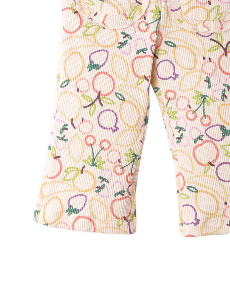 GINGERSNAPS SS25 Baby Ivanka Printed Waffle Pants