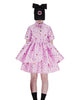 CAROLINE BOSMANS AW24 Tiered Dress in Pink