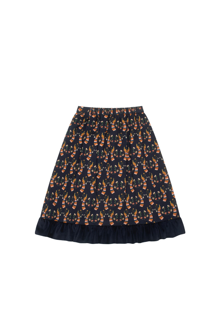 THE MIDDLE DAUGHTER AW24 MAKE AN A LINE FOR Skirt in Peacock