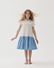 THE MIDDLE DAUGHTER SS24 NICE AS A PIE Dress in Porcelain and Sky