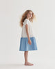 THE MIDDLE DAUGHTER SS24 NICE AS A PIE Dress in Porcelain and Sky