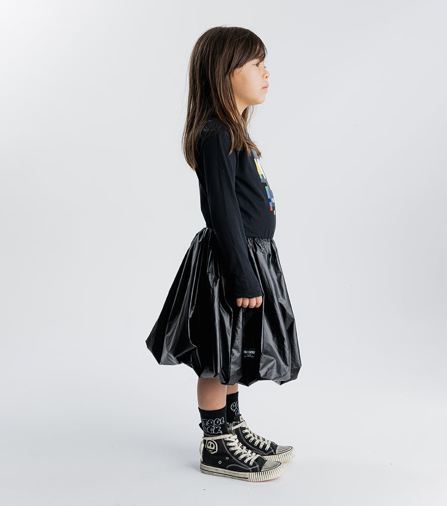 NUNUNU FW23 Pixel Scull Dress