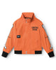 NUNUNU SS24 CONTROL FREAK BOMBER JACKET in Orange