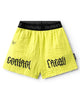 NUNUNU SS24 MUSLIN BEACH SHORTS in Hot Lime