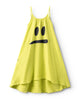 NUNUNU SS24 MUSLIN SMIRK DRESS in Hot Lime