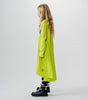 NUNUNU FW24 SIDE EYE 360 DRESS in Hot Lime