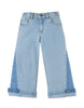 GINGERSNAPS FW24 WIDE LEG DENIM JEANS WITH SIDE VENTS