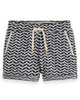 SCOTCH AND SODA SS24 GIRL INTARSIA ZIG ZAG KNITTED SHORTS