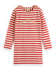 SCOTCH AND SODA SS24  BRETTON STRIPE SWEATSHIRT DRESS