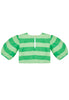 THE MIDDLE DAUGHTER SS24 POP Top in CUCUMBER STRIPE