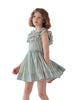 THE MIDDLE DAUGHTER SS24 POSTCARD Dress in POOL VOILE STRIPE