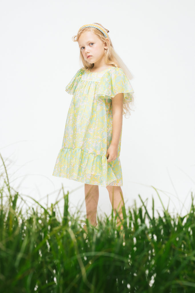 PAADE MODE "RETURN TO NATURE" Cotton Dress Anemone in Yellow