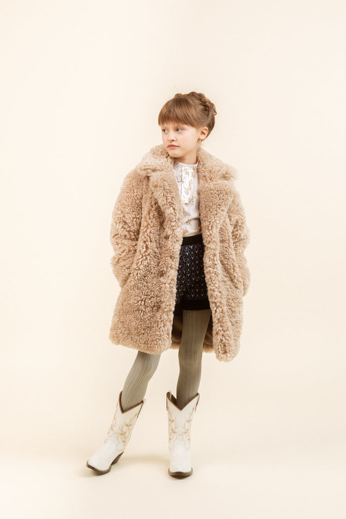 PAADE MODE "ALPENGLOW" Teddy Coat