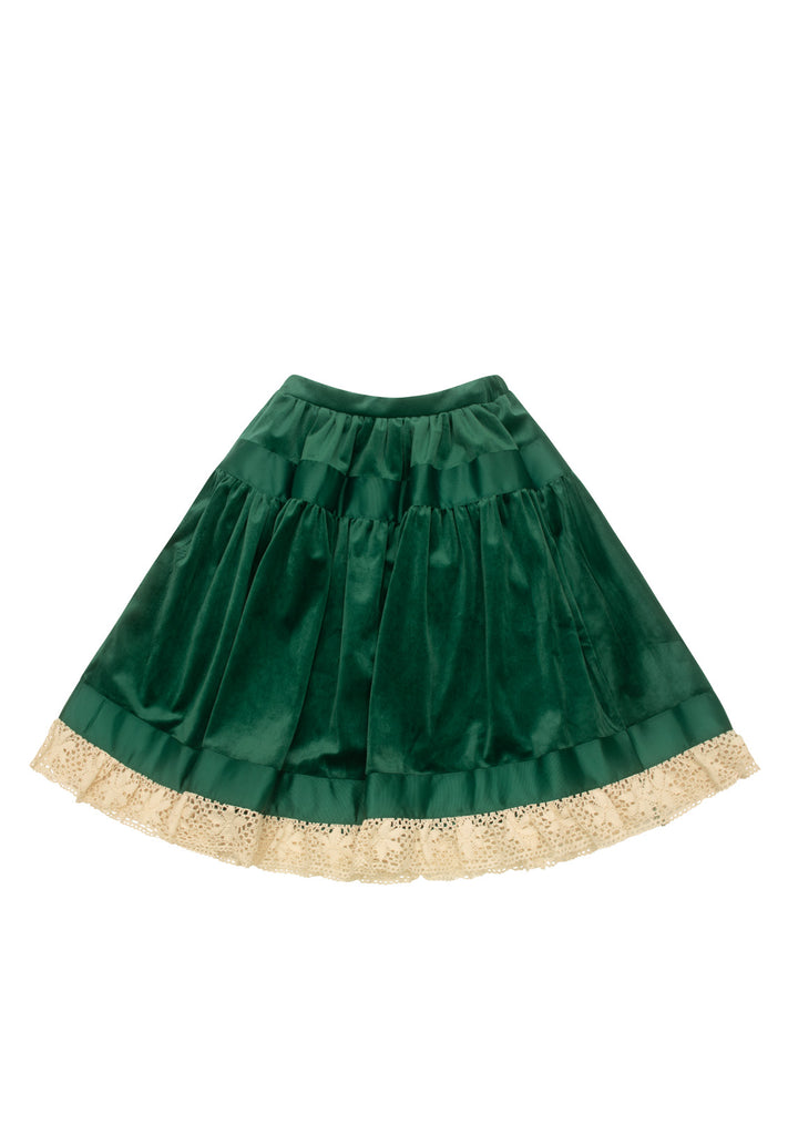 THE MIDDLE DAUGHTER AW24  SCALE UP Skirt in Emerald City