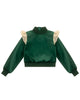 THE MIDDLE DAUGHTER AW24  SIDE HUSTLE Top EMERALD CITY VELVET