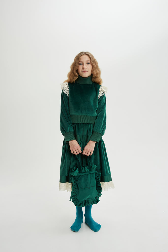 THE MIDDLE DAUGHTER AW24  SCALE UP Skirt in Emerald City