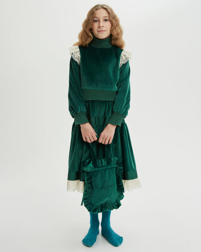 THE MIDDLE DAUGHTER AW24  SCALE UP Skirt in Emerald City